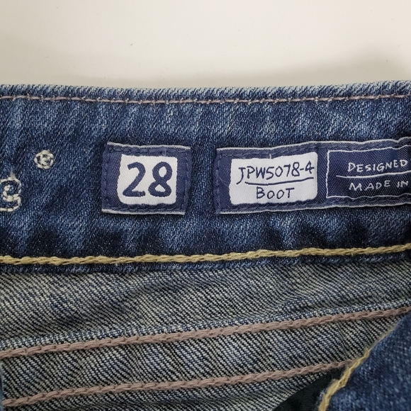 Miss Me boot cut jeans JPW5078-4 size 28 - Picture 6 of 13